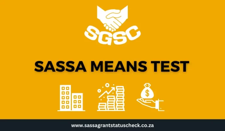 Understanding the SASSA Means Test