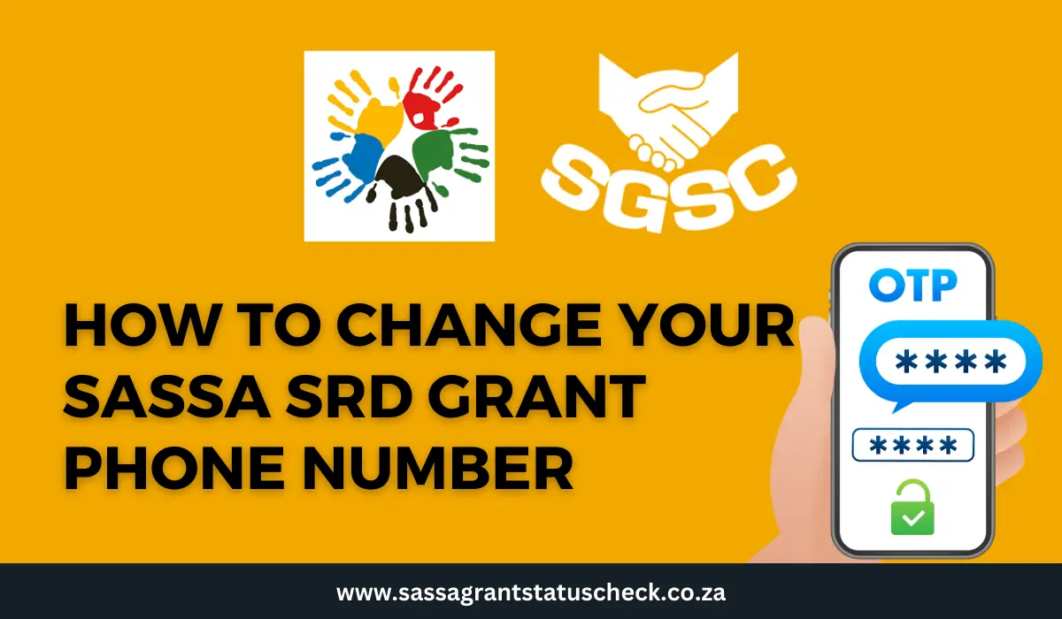sassa change phone number without otp for r350 grant