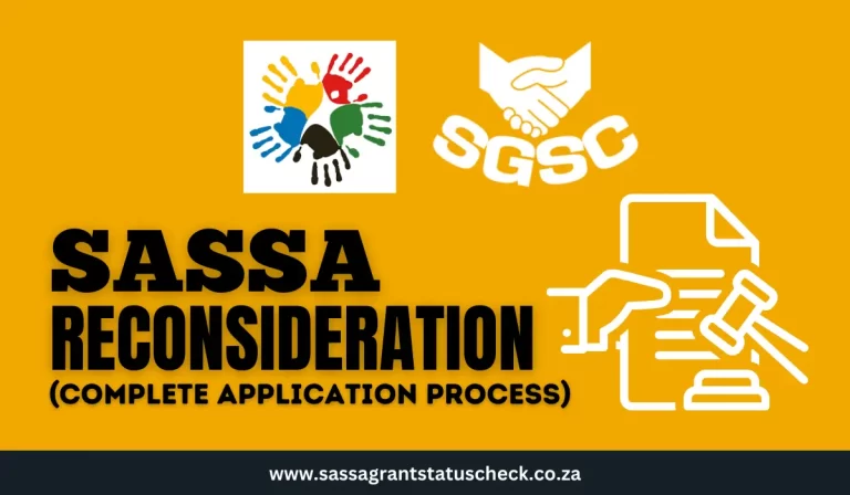 SASSA Reconsideration