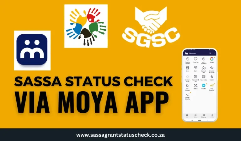 How To Check Your SASSA 350 Status Via Moya App