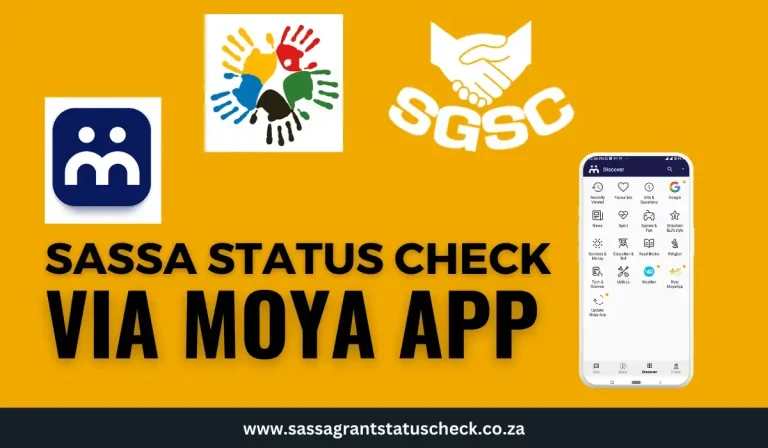 Moya App SASSA 350 Status Check