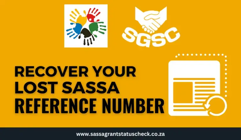 Recover Your Lost SASSA Reference Number