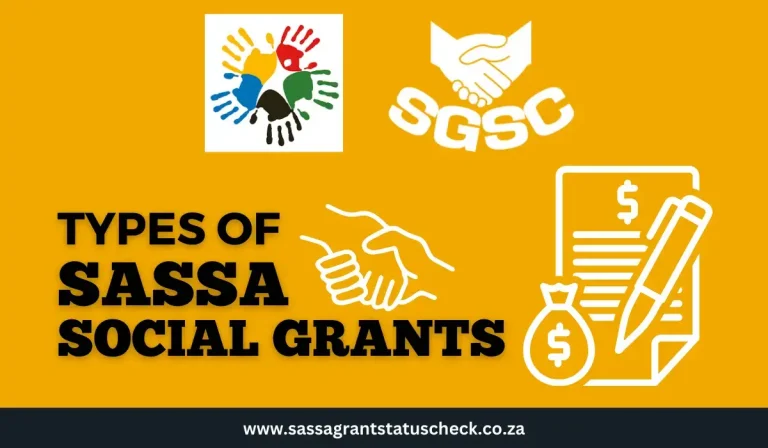 Types of SASSA Social Grants in South Africa