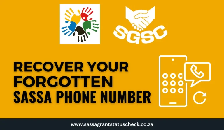 Recover Your Forgotten SASSA Phone Number