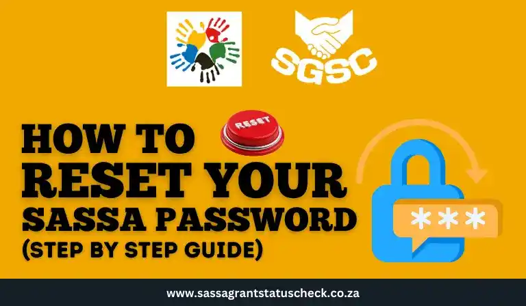 How to Reset Your SASSA Password