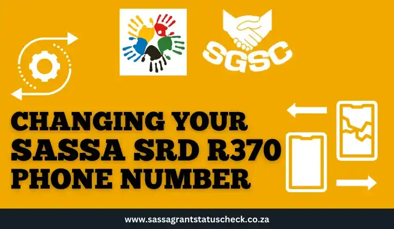 Changing SASSA SRD R370 Phone Number