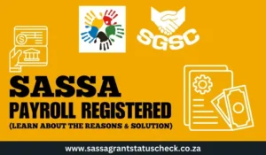 SASSA Payroll Registered